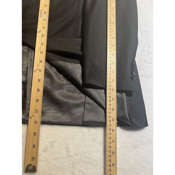 Peter Millar 50L 42x30 Charcoal Gray Nailhead Quality Wool 2 Piece Suit - Picture 13 of 16